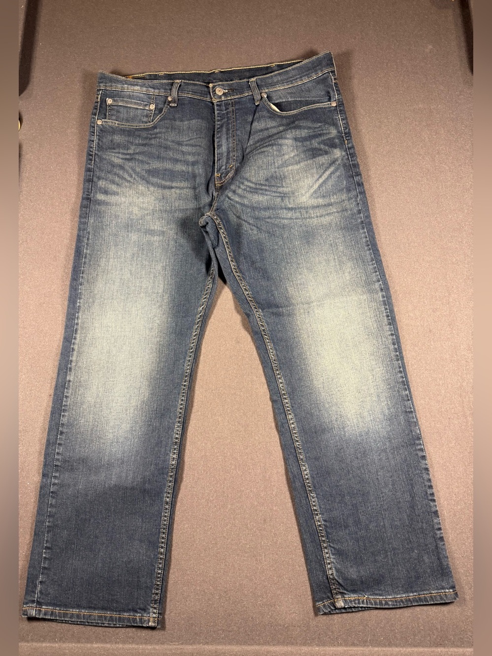 Levi Strauss & Co. 505 Straight Leg Blue Denim Jeans Mens W38 L29